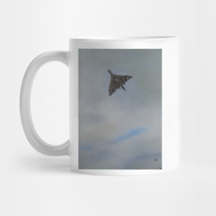 The Last Vulcan Bomber - flying at Farnborough Centenary Air Show Mug